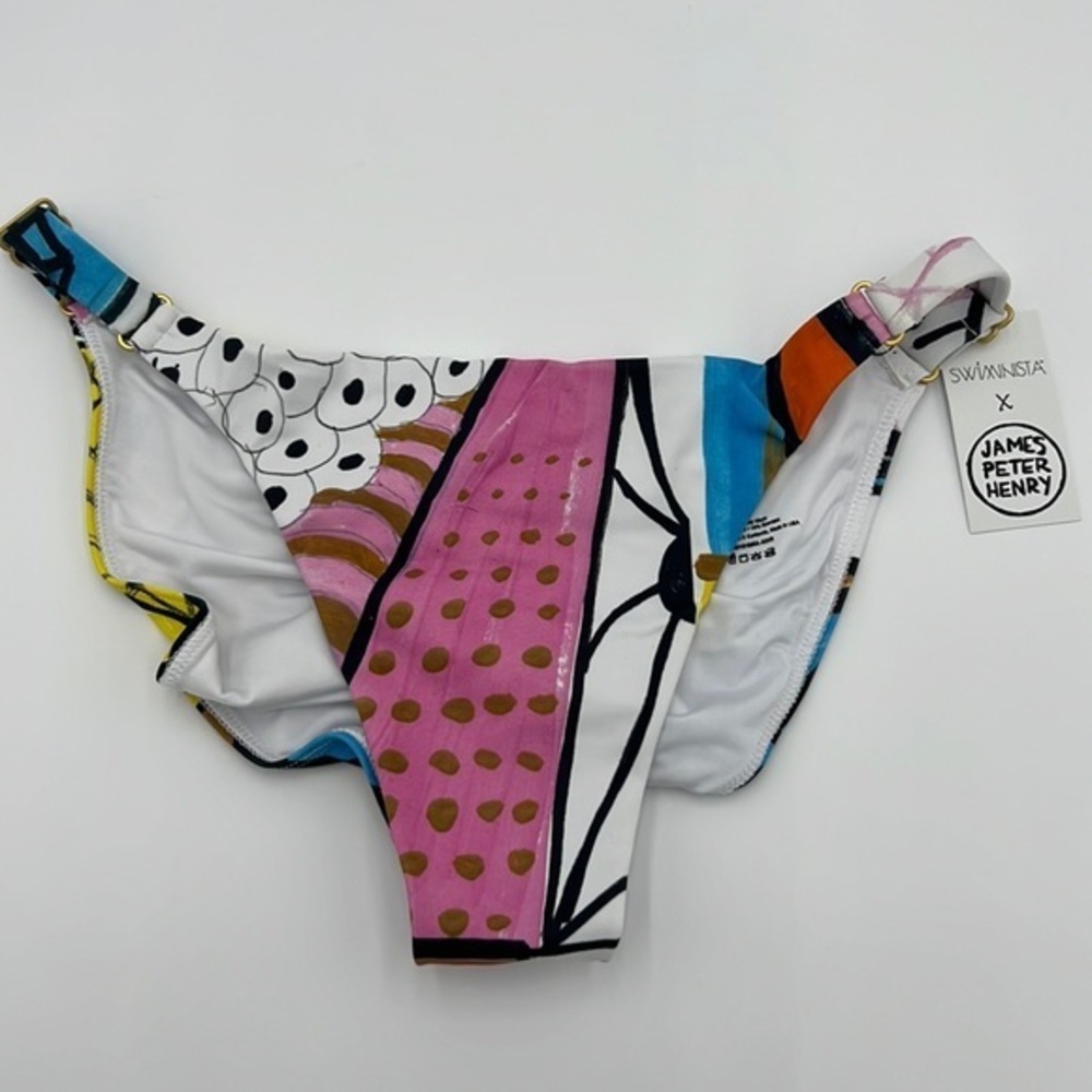 SWIMINISTA X JAMES PETER HENRY NWT WISE BOTTOM SYDNEY PRINT SZ L